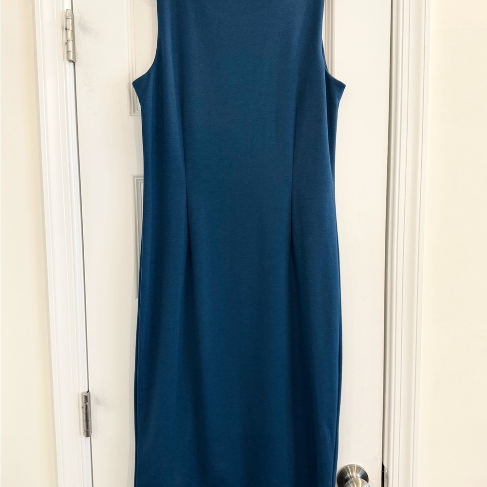 Studded Teal Cocktail Bodycon Sheath Dress Wedding Guest Size 10 - Picture 5 of 8